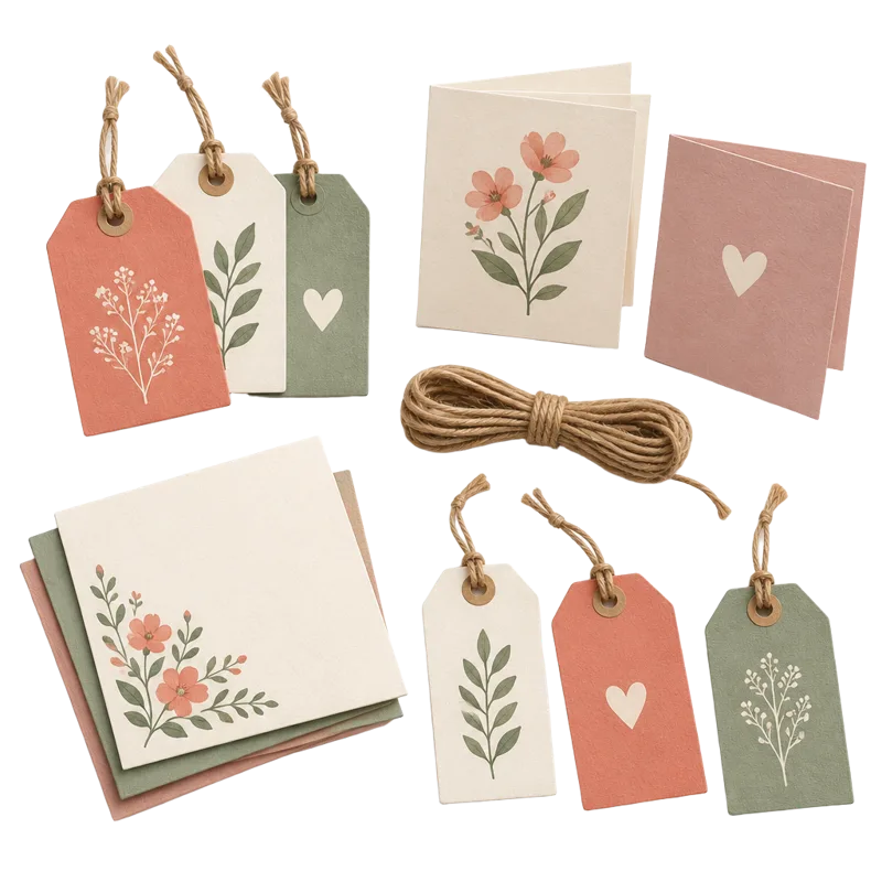 ETIQUETAS Y TARJETAS PARA PERSONALIZAR